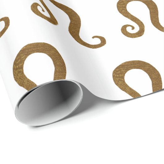 Lion GoldenSign Golden Symbol Geschenkpapier (Rolleneckpunkt)