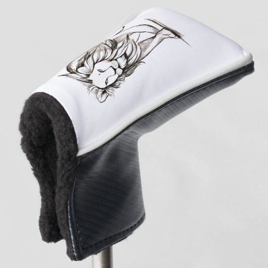 Lion Golf Headcover (3/4 Vorderseite)