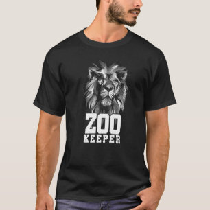Lion Graphic Animal Keeper Zoo Keeper Animal Zoos T-Shirt