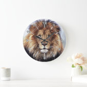Lion Große Wanduhr (Zuhause)