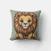 Lion Group Print Kissen (Vorderseite)