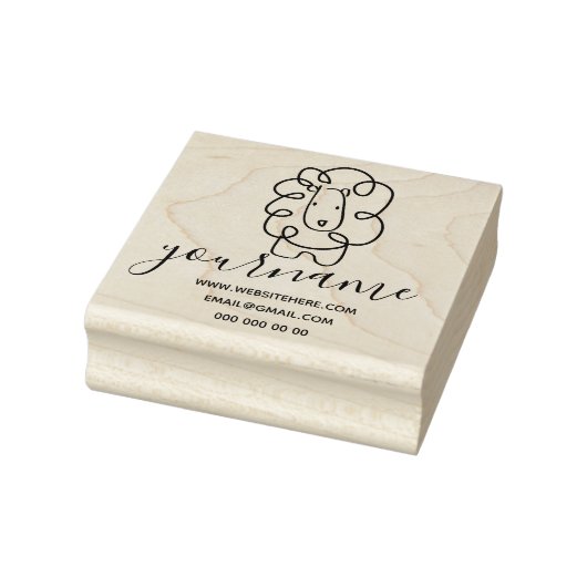 Lion Gummistempel (Stempel)