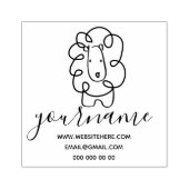 Lion Gummistempel (Prägung)