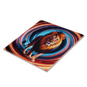 Lion Gyre Decorative Tile Fliese (Seite)