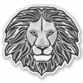 Lion Head Aufkleber (Vorderseite)