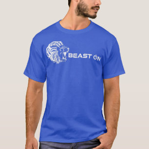 Lion Head Beast auf Gym Motivation Fitness Redewen T-Shirt