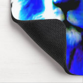 Lion Head Blue Mousepad (Ecke)