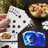 Lion Head Blue Spielkarten (In Situ)