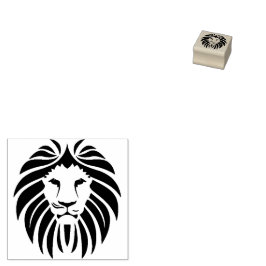 Lion Head Briefmarke für Safari Passport Boarding Gummistempel