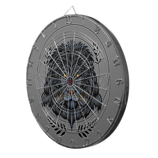 Lion Head Dartscheibe (Vorderseite rechts)