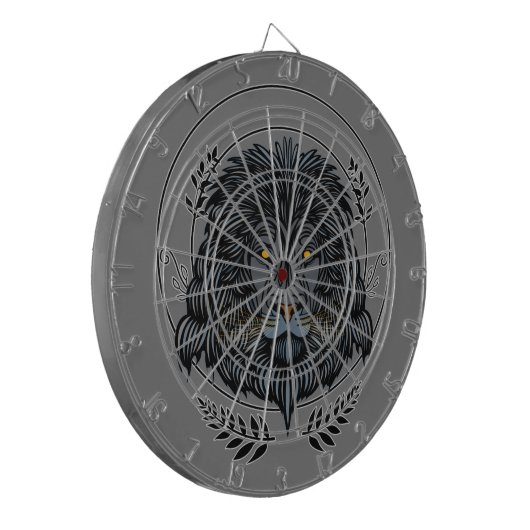 Lion Head Dartscheibe (Vorderseite Links)