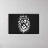 lion head design with wonderful charisma leinwanddruck (Vorderseite)