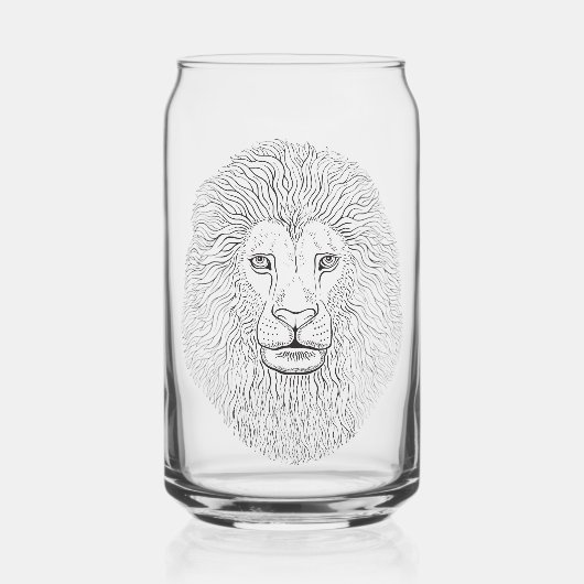 Lion Head Dosenglas (Vorderseite)