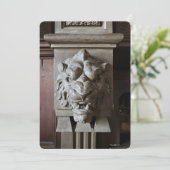 Lion Head Flat Holiday Card Feiertagskarte (Stehend Vorderseite)