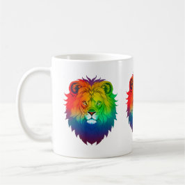 Lion Head Gay Pride Kaffeetasse