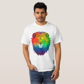Lion Head Gay Pride T-Shirt (Vorne ganz)