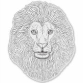 Lion Head Graphics Aufkleber (Vorderseite)