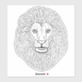 Lion Head Graphics Aufkleber (Blatt)