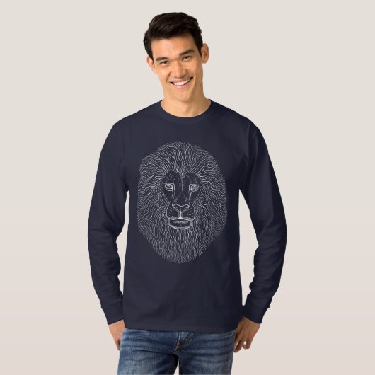Lion Head Graphics T-Shirt (Vorne ganz)