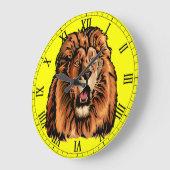 lion head große wanduhr (Winkel)