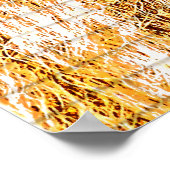 Lion Head Grunge Poster (Ecke)