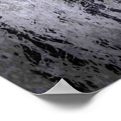 Lion Head Grunge Poster (Ecke)