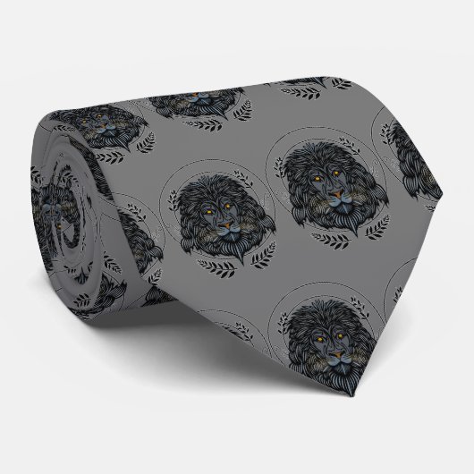 Lion Head Krawatte (Gerollt)