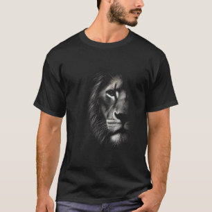 Lion Head Lion Papa Wild Cat Ruler im Tier K T-Shirt