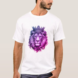 Lion Head mit Crown Royal Luxury T - Shirt