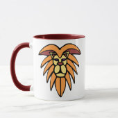 Lion Head Necktie Tasse (Links)