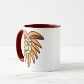 Lion Head Necktie Tasse (Vorderseite Links)
