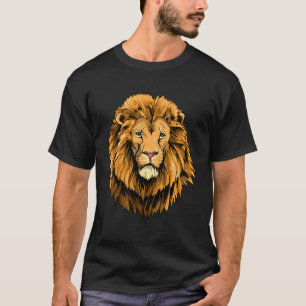 Lion Head Niedlich Lion Lover Women Men Gift T-Shirt