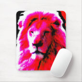 Lion Head Pink mousepad (Mit Mouse)