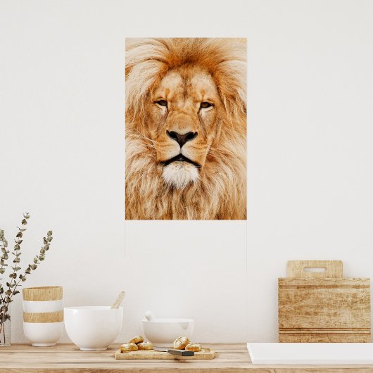 Lion Head Poster (Küche)