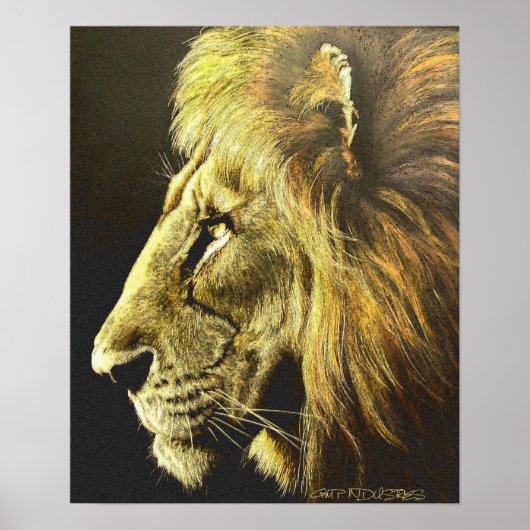 Lion Head Poster (Vorne)