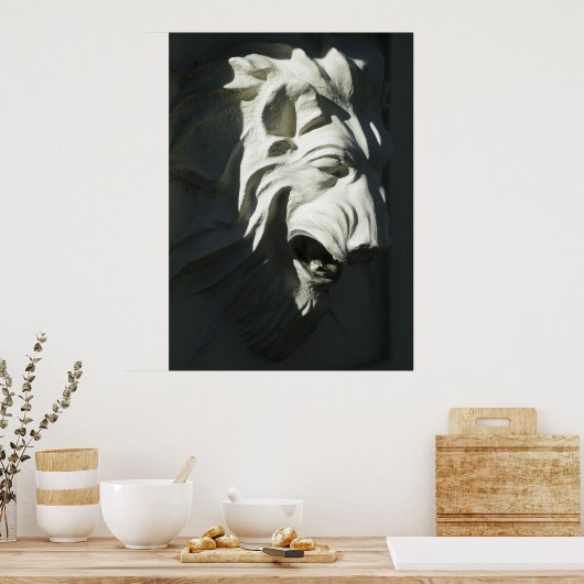 Lion Head Poster (Küche)