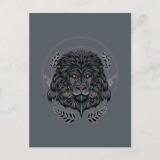 Lion Head Postkarte (Vorderseite)