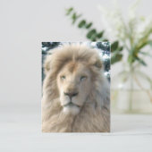 Lion Head Postkarte (Stehend Vorderseite)