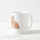 Lion Head Rabbit Gift Kaffeetasse (VorderseiteRechts)