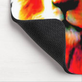 Lion Head Red Mousepad (Ecke)
