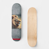 Lion Head Skateboard (Vorderseite)
