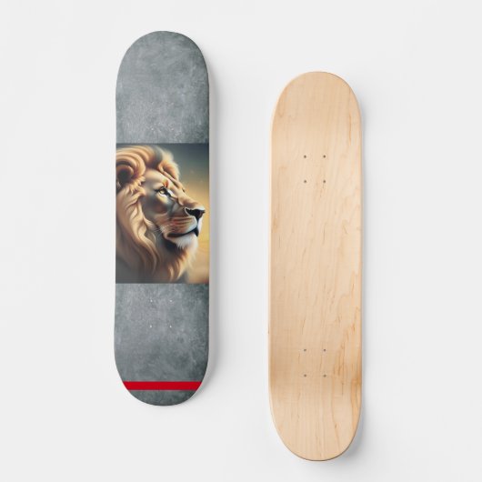 Lion Head Skateboard (Vorderseite)