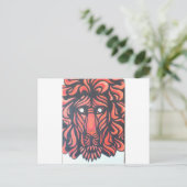 Lion Heart Postkarte (Stehend Vorderseite)