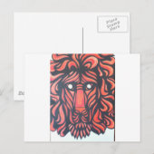 Lion Heart Postkarte (Vorne/Hinten)