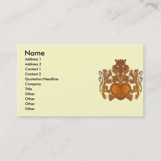 LION_HEART VISITENKARTE (Vorderseite)