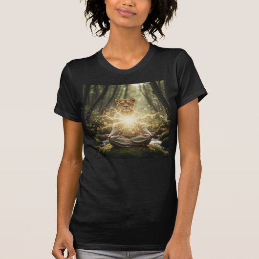 Lion-Hearted Joy Meditation Portal T-Shirt (Vorderseite)