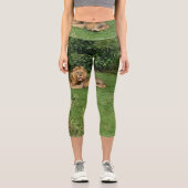 Lion Hohe Leggings (Vorderseite)