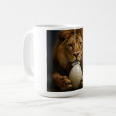 Lion Holding Egg Kaffeetasse (Vorderseite Links)