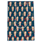 Lion Holidays Anpassen Mittlere Geschenktüte (Rückseite)