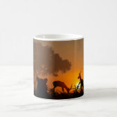 Lion Hunt Kaffeetasse (Mittel)